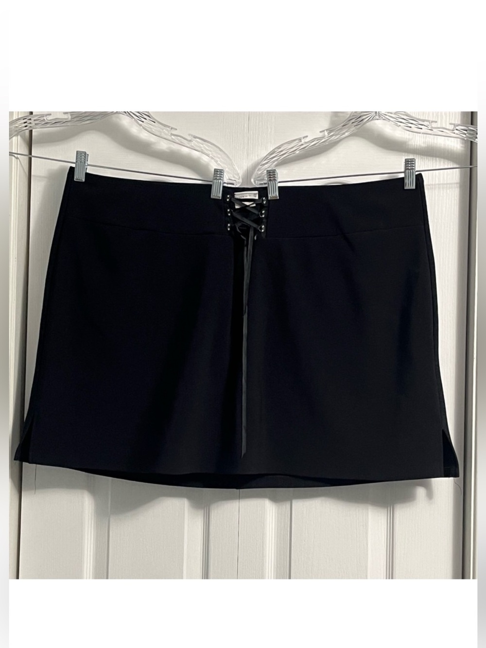 FASHION BUG Stretch skort with corset tie at waist plus size 26/28W vintage